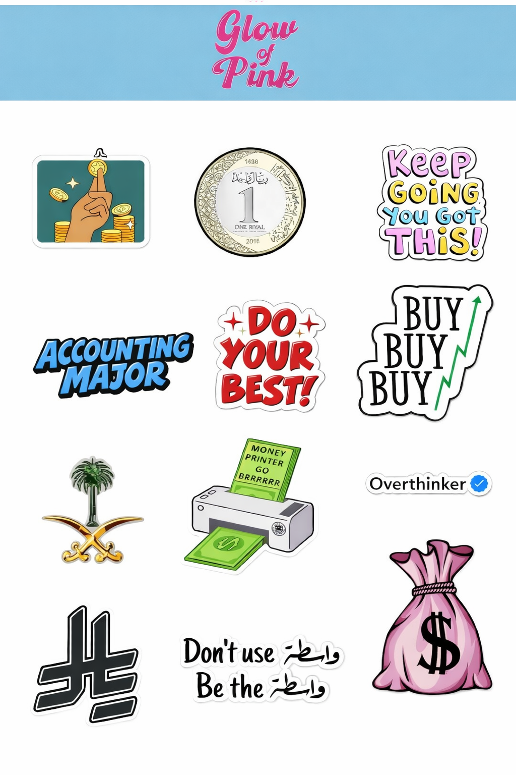 Accounting Major Stickers sticker pack